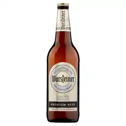 Tesco Warsteiner premium lager 660ml offer