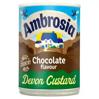 Tesco Ambrosia chocolate devon custard 400g offer