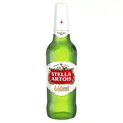 Tesco Stella artois lager beer 660ml offer