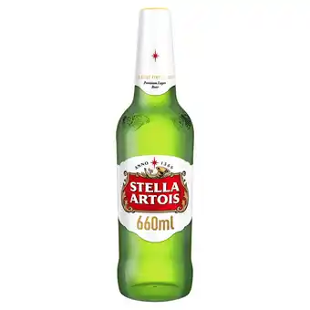 Tesco Stella artois lager beer 660ml offer