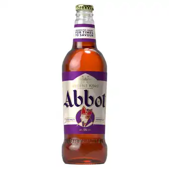 Tesco Abbot ale 500ml offer