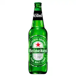 Tesco Heineken lager 650ml bottle offer