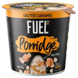 Tesco Fuel10k salted caramel porridge pot 70g offer