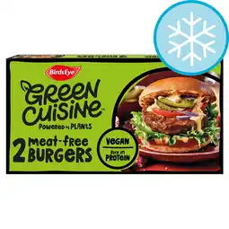 Tesco Birds eye 2 meat free burgers 200g offer