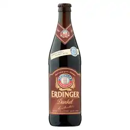 Tesco Erdinger dunkel 500ml offer