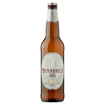 Tesco Menabrea birra bionda premium lager 500ml offer