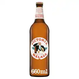 Tesco Victoria malaga lager beer 660ml offer