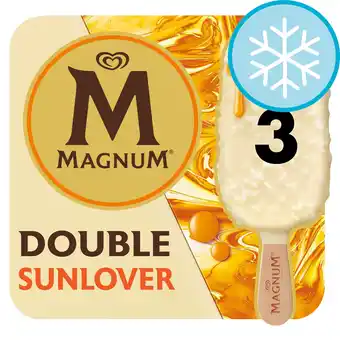 Tesco Magnum white chocolate mango & coconut ice cream 3x85ml offer