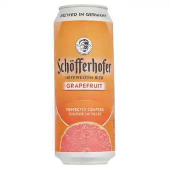 Tesco Schofferhofer grapefruit can 500ml offer