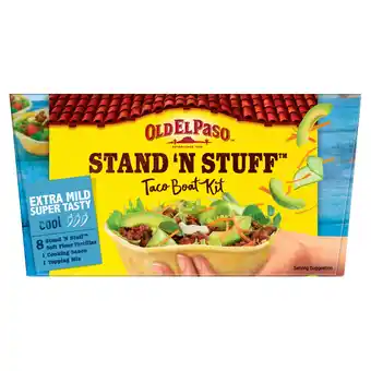 Tesco Old el paso extra mild stand ‘n’ stuff soft taco kit 329g offer