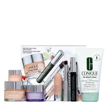 Beauty Bay Clinique refresh & get ready: skincare and makeup gift set offer