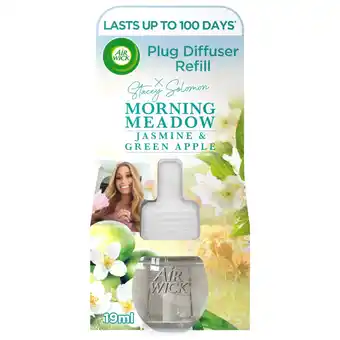 Tesco Airwick stacey solomon essential oil plug-in refill morning meadow 19ml offer