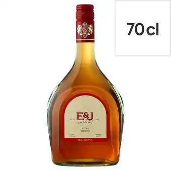 Tesco E&j brandy 70cl offer