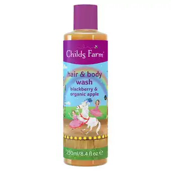 Tesco Childs farm blackberry & apple body wash 250ml offer