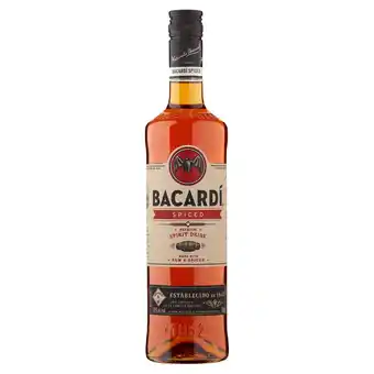 Tesco Bacardi spiced rum 70cl offer