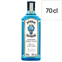 Tesco Bombay sapphire gin 70cl offer