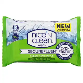 Tesco Nice 'n clean moist toilet tissue 40 wipes offer