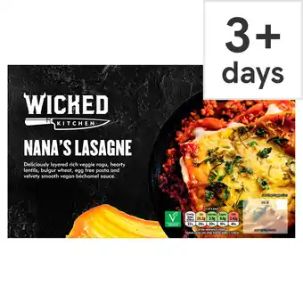 Tesco Wicked kitchen nana's lasagne 700g offer