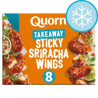 Tesco Quorn 8 vegan sticky sriracha wings 253g offer