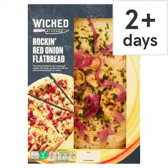 Tesco Wicked kitchen rockin' red onion flatbread 175g offer