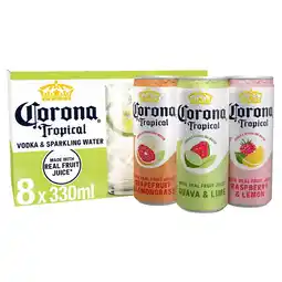 Tesco Corona tropical variety pack 8x330ml offer