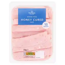 Morrisons Morrisons wafer thin honey cured ham offer