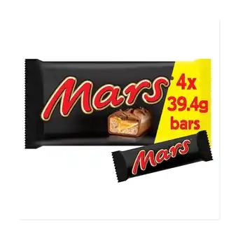 Morrisons Mars chocolate bars multipack 4 x 39.4g offer