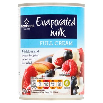 Morrisons Morrisons full cream evaporated milk offer