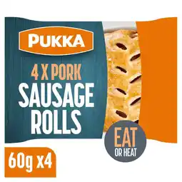 Morrisons Pukka sausage rolls 4 pack offer