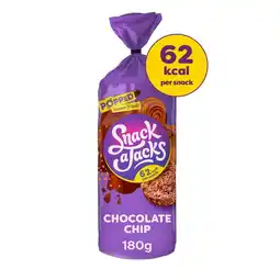 Morrisons Snack a jacks chocolate chip sharing rice cakes offer