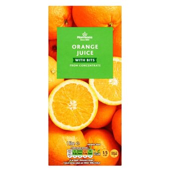 Morrisons Morrisons orange juice with bits from concentrate offer