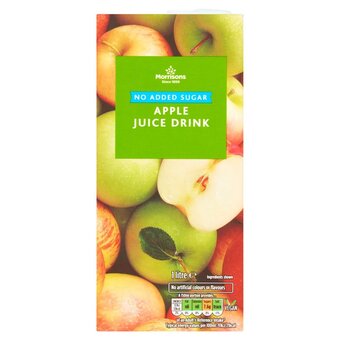 Morrisons Morrisons no added sugar apple juice drink offer