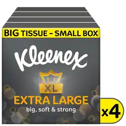 Morrisons Kleenex extra large compact tissues 4 pack offer