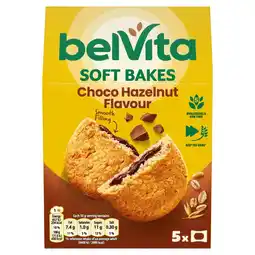 Morrisons Belvita breakfast biscuits soft bakes chocolate filled 5 pack offer