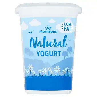 Morrisons Morrisons low fat natural yogurt offer