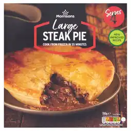 Morrisons Morrisons steak family pie offer