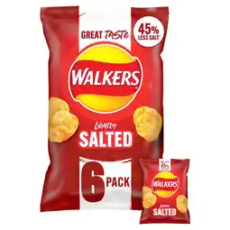 Morrisons Walkers less salt lightly salted crisps offer