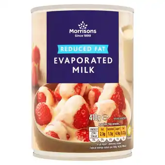 Morrisons Morrisons eat smart reduced fat evaporated milk offer