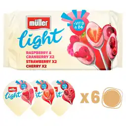Morrisons Muller light red fruit offer