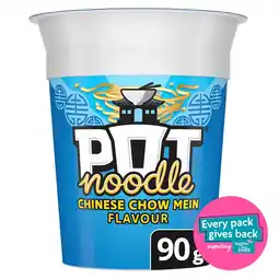 Morrisons Pot noodle chow mein standard offer