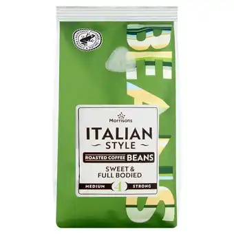 Morrisons Morrisons italian coffee beans offer
