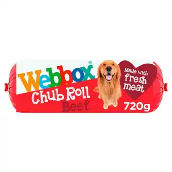 Morrisons Webbox beef chub roll offer