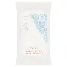 Morrisons Nutmeg exfoliating bath sponge offer