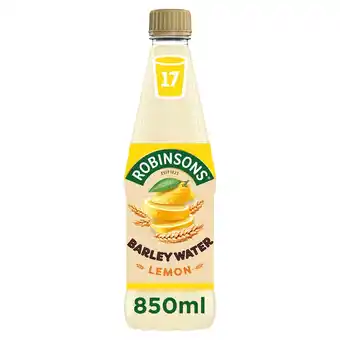 Morrisons Robinsons barley water lemon squash offer