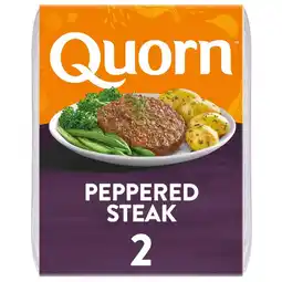 Morrisons Quorn vegetarian peppered steaks 2 pack offer