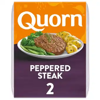 Morrisons Quorn vegetarian peppered steaks 2 pack offer