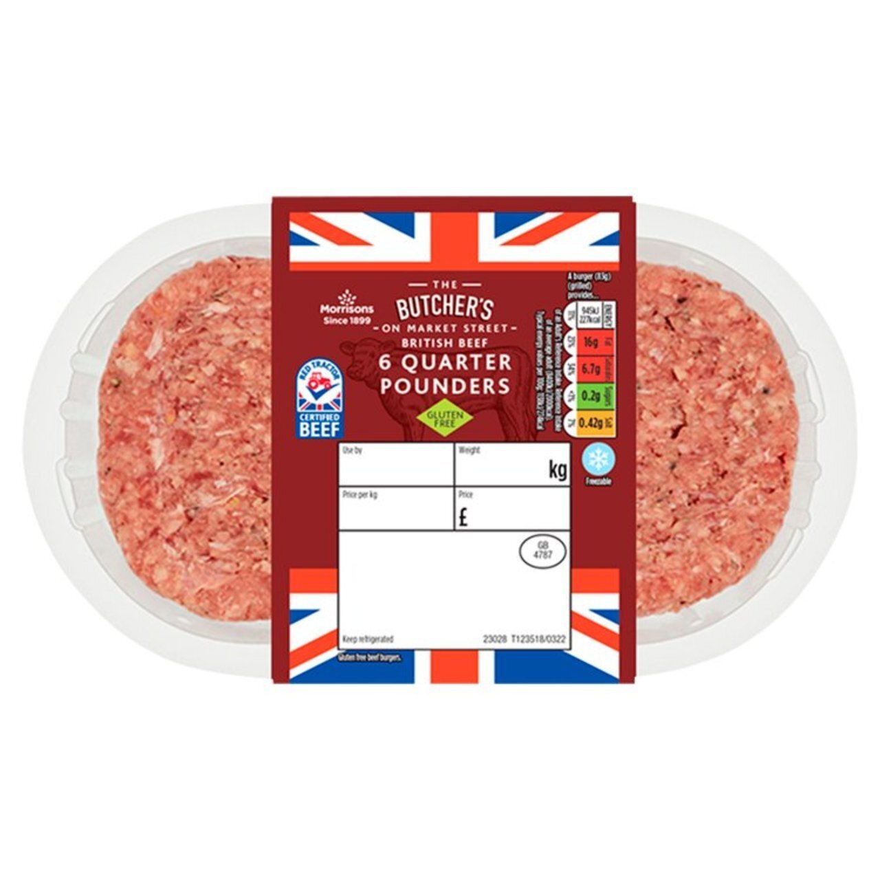 Morrisons global grill beef burger offer at Morrisons