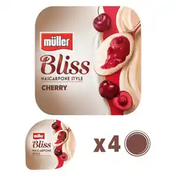 Morrisons Muller bliss creamy mascarpone cherry yogurt offer