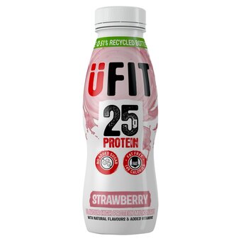 Morrisons Ufit high protein shake drink strawberry offer