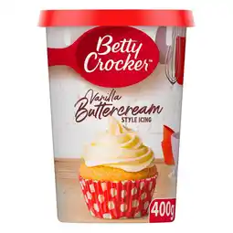 Morrisons Betty crocker vanilla buttercream style icing offer